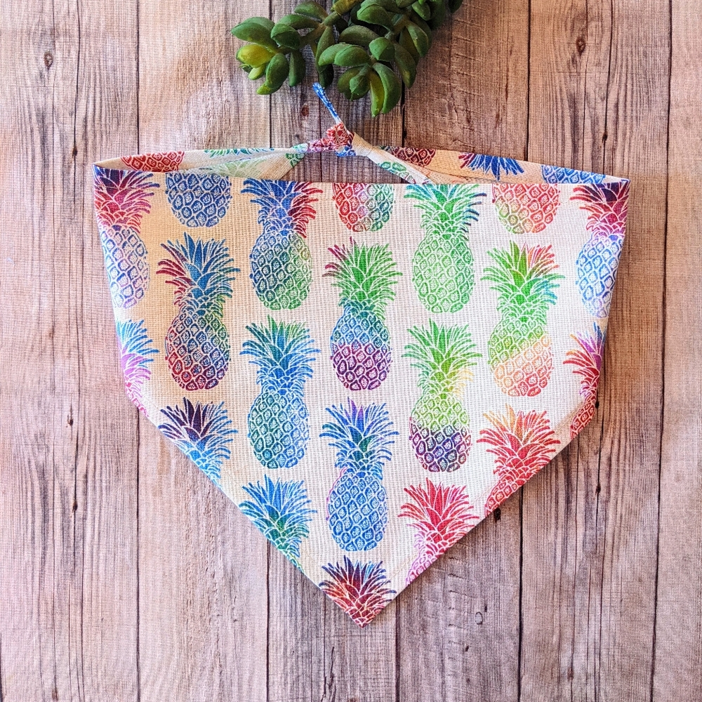 NEW PINEAPPLE Dog Bandanas by UrbanPetStore!